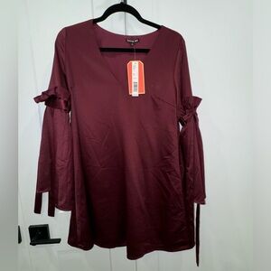 Gianni Bini burgundy dress NWT